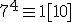7^4\equiv 1[10]
